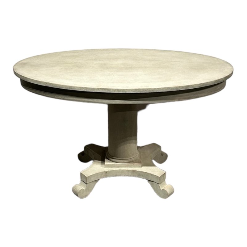 Oval Table Supported on Column Ref. 24052